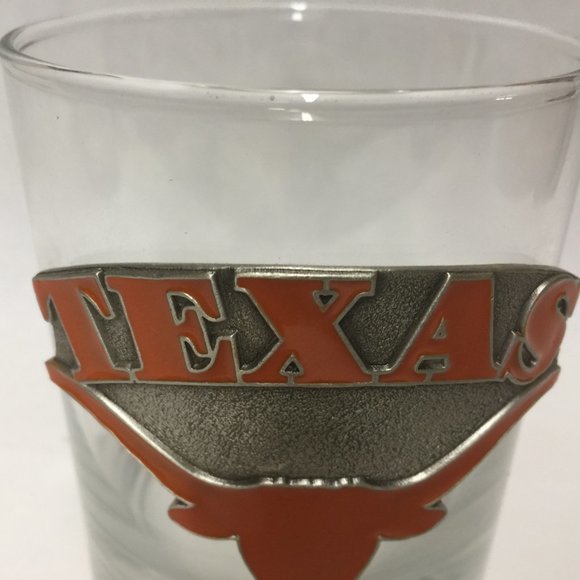 Drink Glass Texas Long Horns - Picture 7 of 8